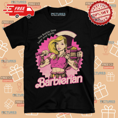 Barbierian This Barbie Likes Beer And Flights Shirt