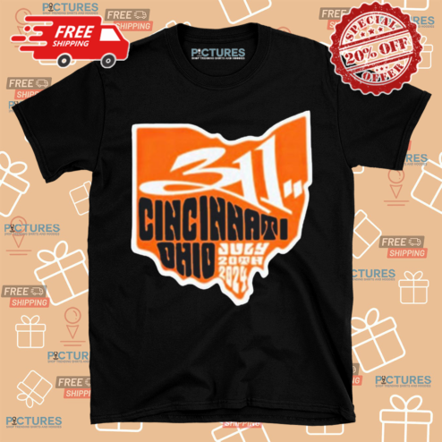 The 311 Cincinnati Ohio July 20th 2024 Shirt