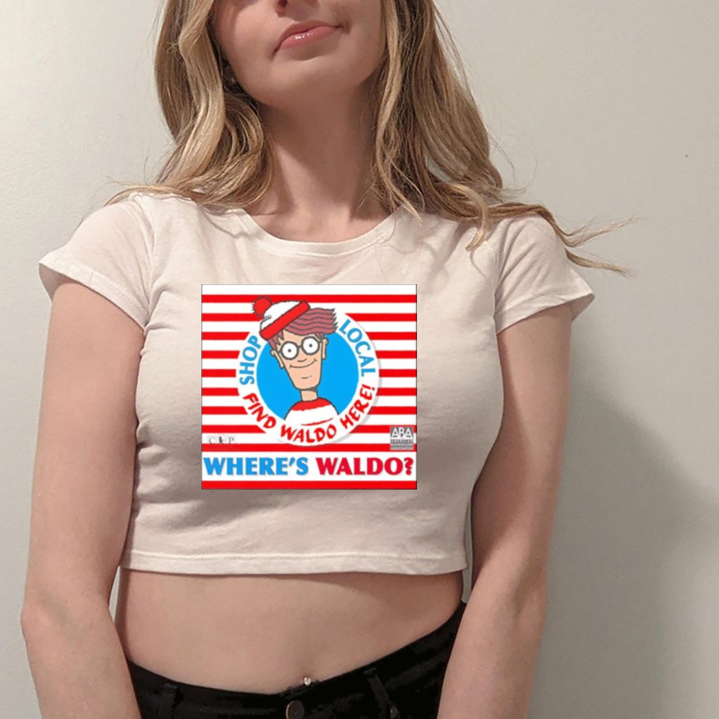 Book Character Where Is Wally With Red And White Shop Local Find Waldo Here Shirt Book Character Where Is Wally With Red And White Shop Local Find Waldo Here Shirt