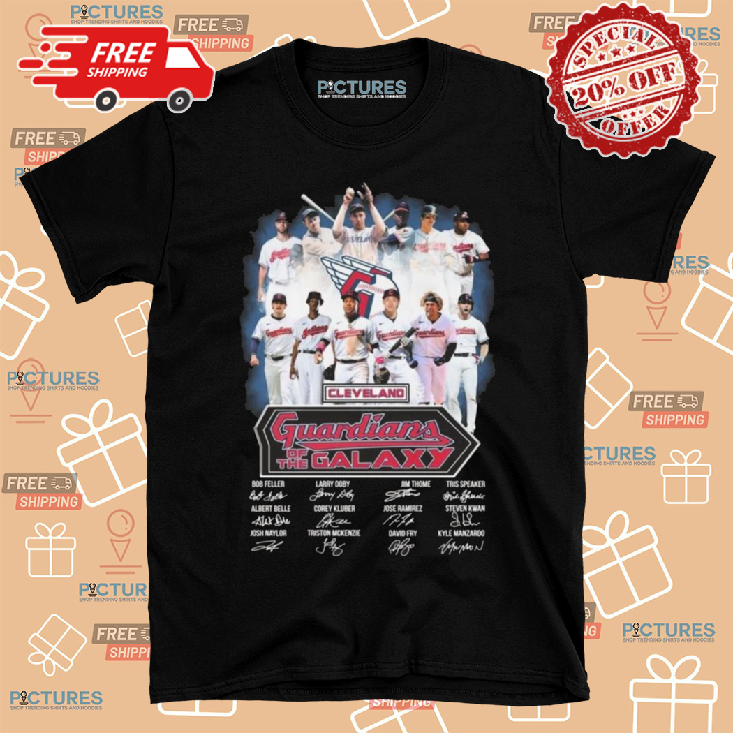 Cleveland Guardians Of The Galaxy Signatures 2024 Shirt