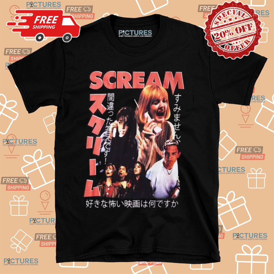 Halloween Scream Queen Spooky Horror Poster Shirt
