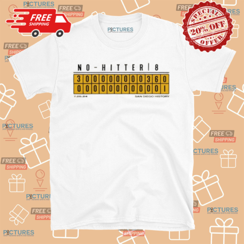 No Hitter July 25 2024 Boxscore Shirt