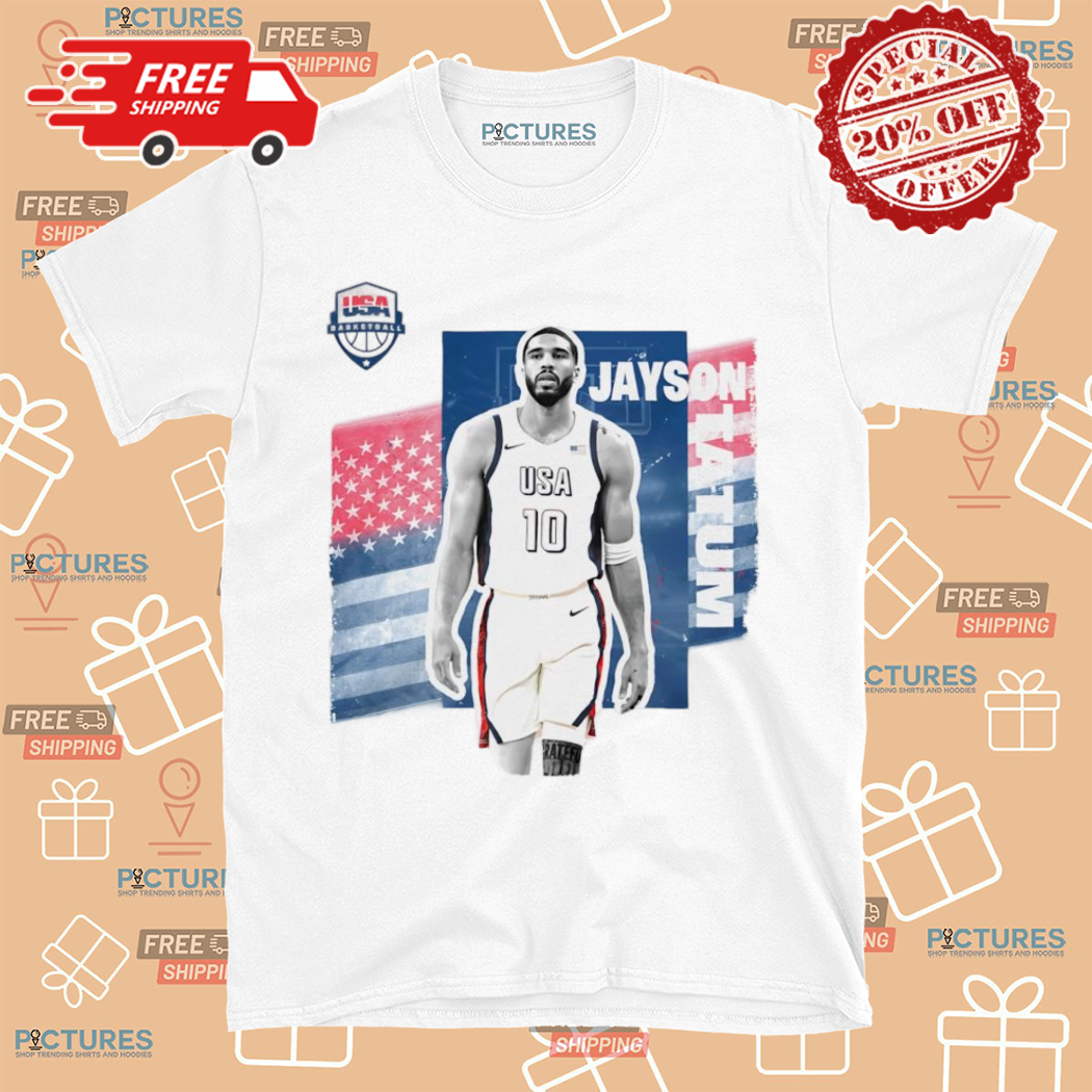 Jayson Tatum 10 USA Basketball 2024 Shirt
