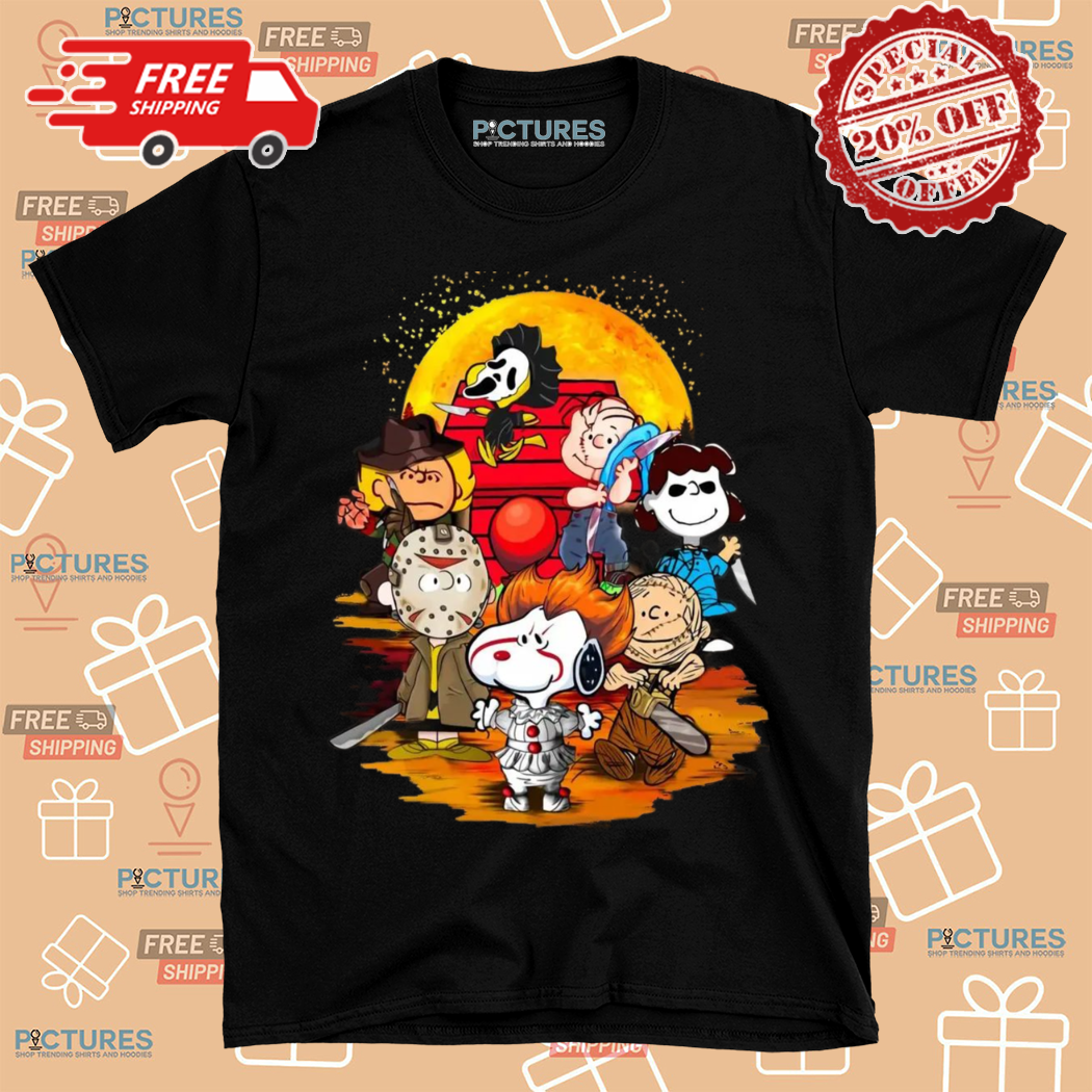 Snoopy Peanuts Halloween Horror Characters 2024 Shirt