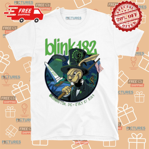 Blink182 Band Tour At Washington DC Concert July 27 2024 Shirt