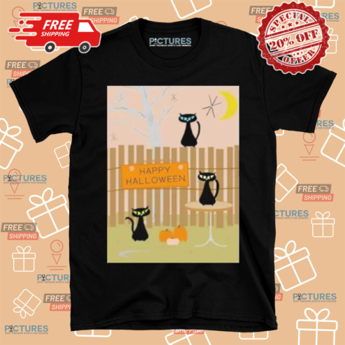Cats Happy Halloween 2024 Shirt