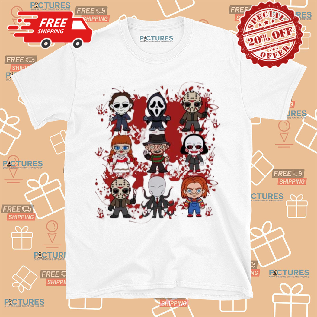 Horror Characters Horror Movie Halloween 2024 Shirt