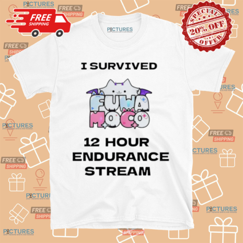 Fuwa Moco I Survived 12 Hour Endurance Stream Shirt