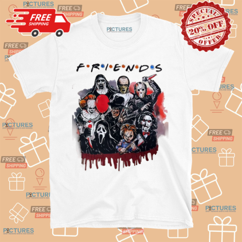 Horror Movie Characters Friends Halloween Shirt