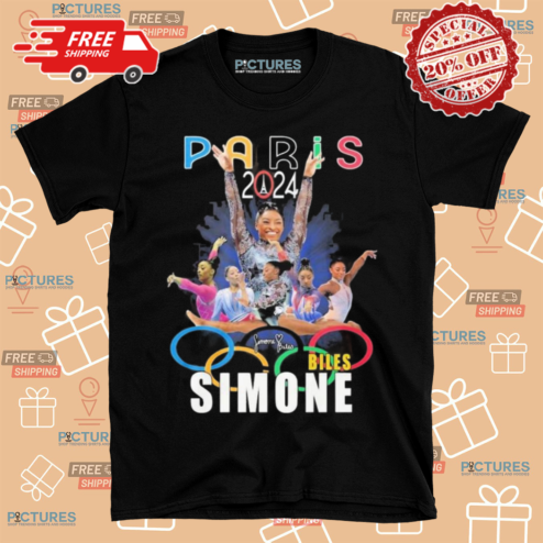 Simone Biles Paris 2024 Gymnastic Shirt