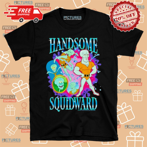 Spongebob Squarepants Handsome Squidward Heartthrob shirt