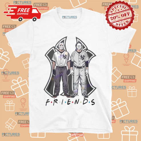 Friends New York Yankees Michael Myers And Jason Voorhees Shirt