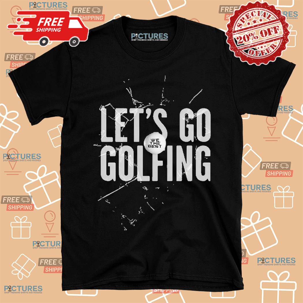 DJ Khaled Lets Go Golfing Black Shattered Shirt