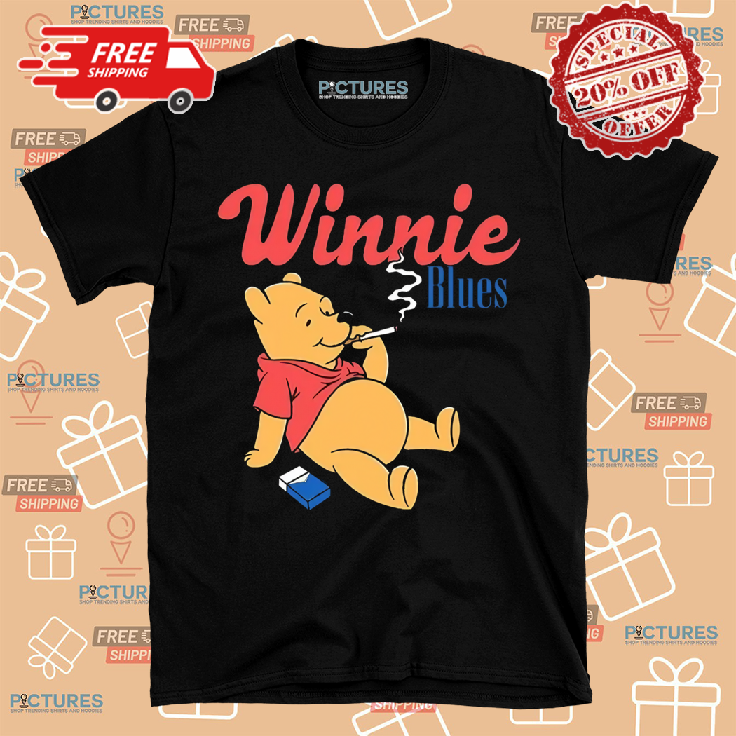 Pooh Bear Smoking Winnie Blues Shirt