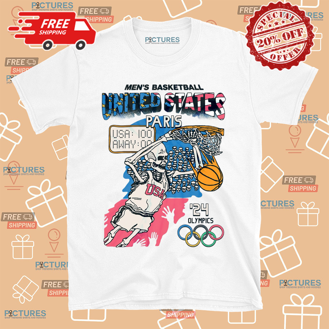 Mens Basketball United States Paris 2024 Olympics Shirt