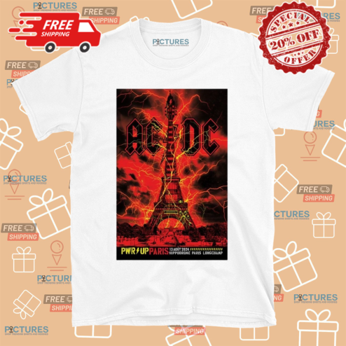 AC DC August 13 2024 Hippodrome Paris Longchamp In Paris France Poster Shirt