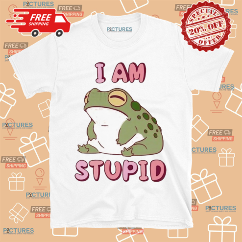 Simkaye I Am Stupid Frog Shirt