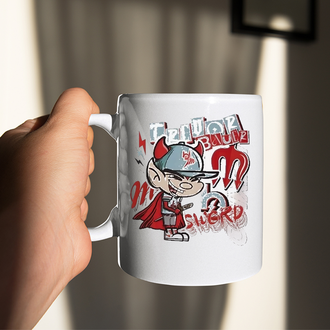 Trevor Bauer Sword Diablo Cartoon Shirt