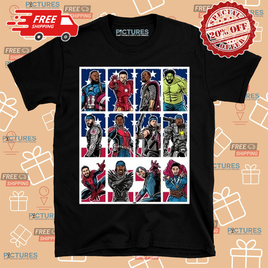 Poster Pick Your Avenger Paris 2024 X Basketball Shirt