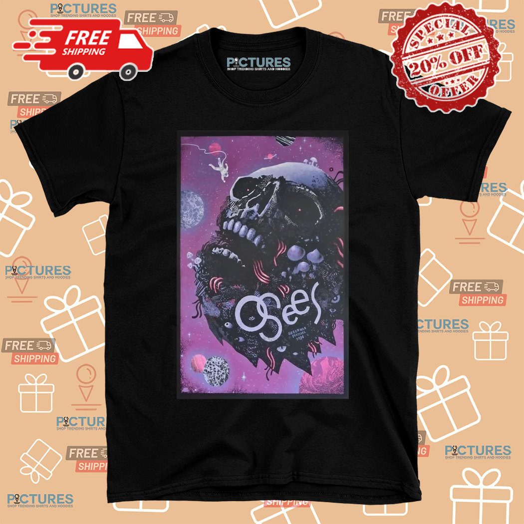 The Osees Band Green Man Festival 24 Poster Shirt