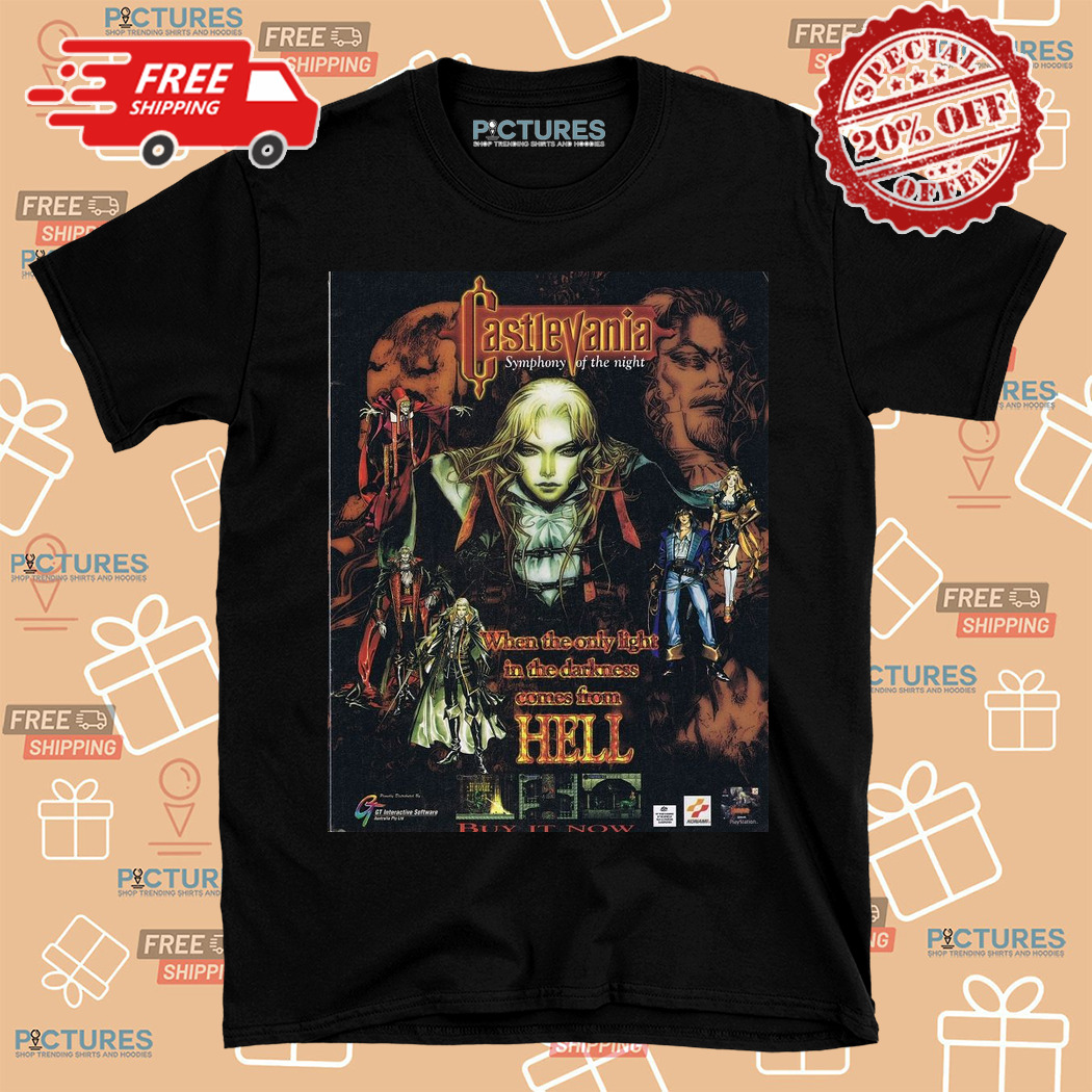 Video Game Ad Of The Day Castlevania Symphony of the Night Shirt