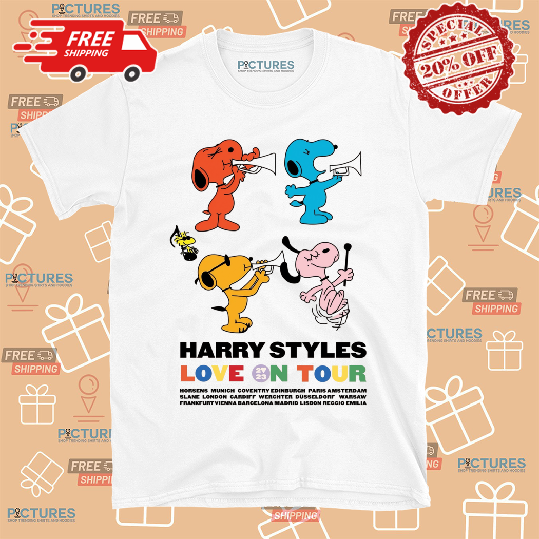 Snoopy Harry Styles love On Tour Shirt