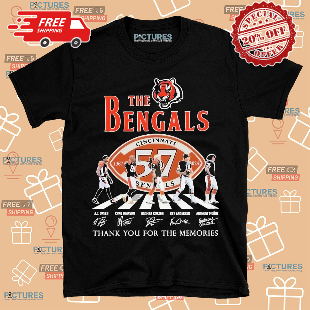 Cincinnati Bengals The Bengals Thank You For 57 Years Shirt
