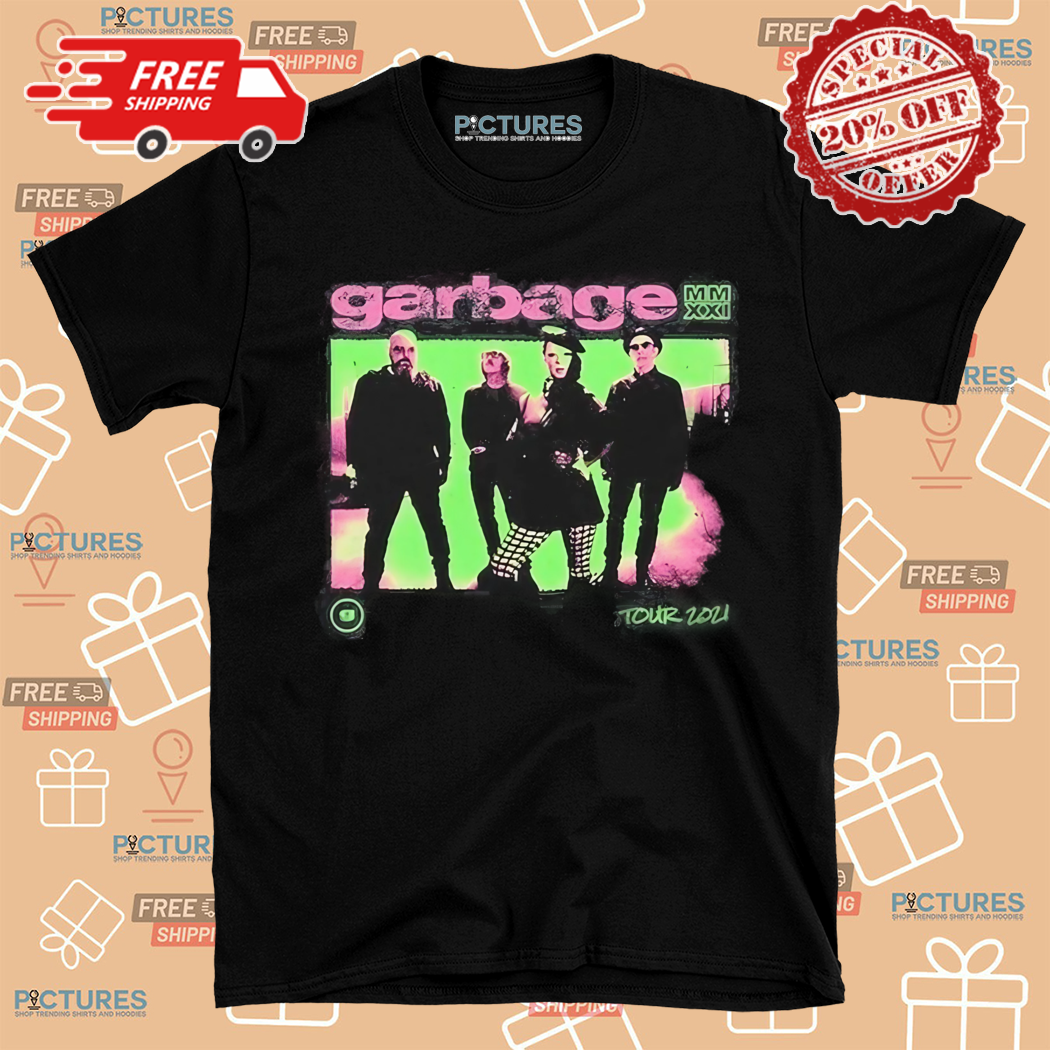 Garbage Pink And Green Photo Tour 2024 Shirt