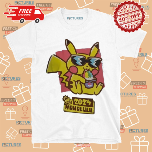 Pikachu Pokemon Honolulu 2024 Shirt