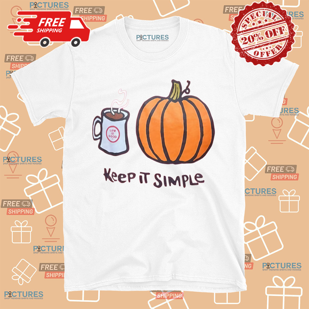 Coffee And Pumpkin Keep It Smile Shirt