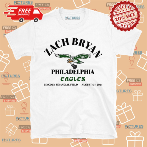 Zach Bryan Philadelphia Eagles Lincoln Financial Field August 6 7 2024 Shirt