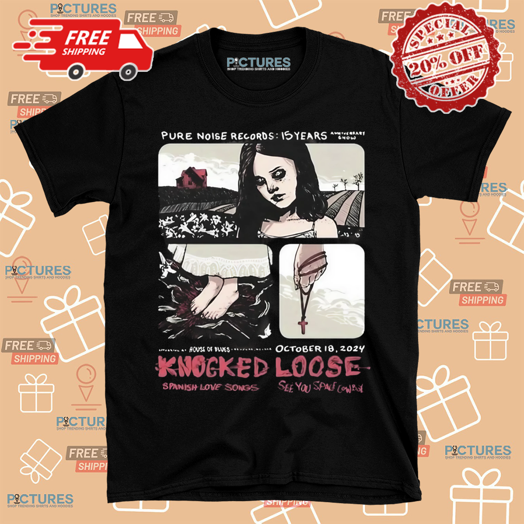 Knocked Loose 15 Years Anniversary Show Las Vegas Event Shirt