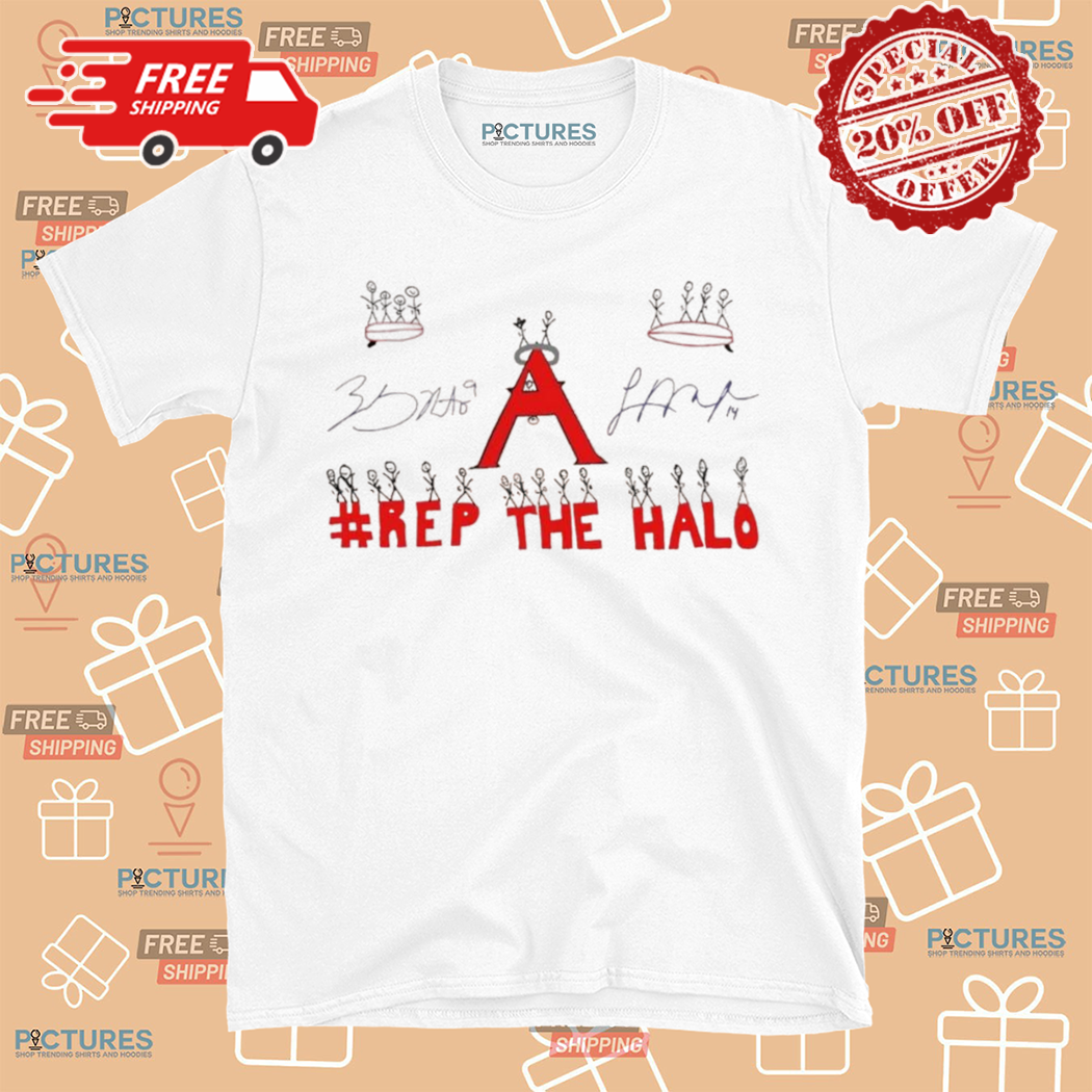 Los Angeles Angels Rep The Halo Signatures Shirt
