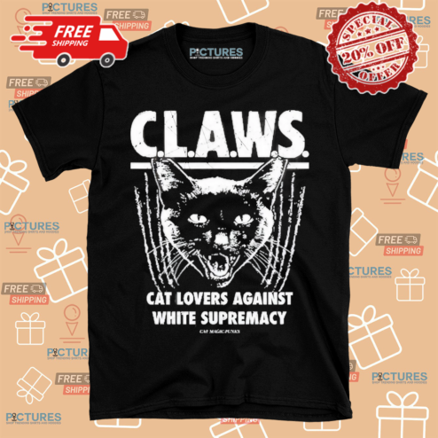 Claws Cat Lovers Against White Supremacy Shirt