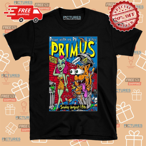 Primus At Avondale Brewing Company On Aug 18,2024 Show Poster Shirt