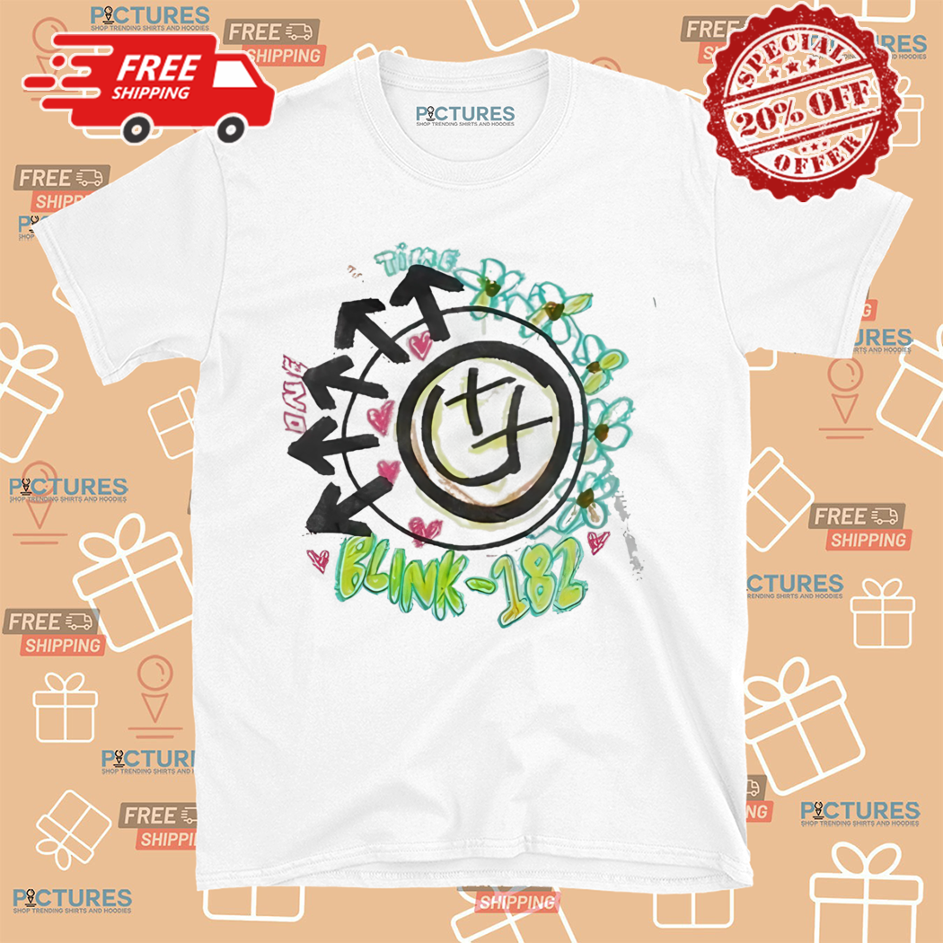 Blink 182 One More Time Smiley Stretch New Shirt