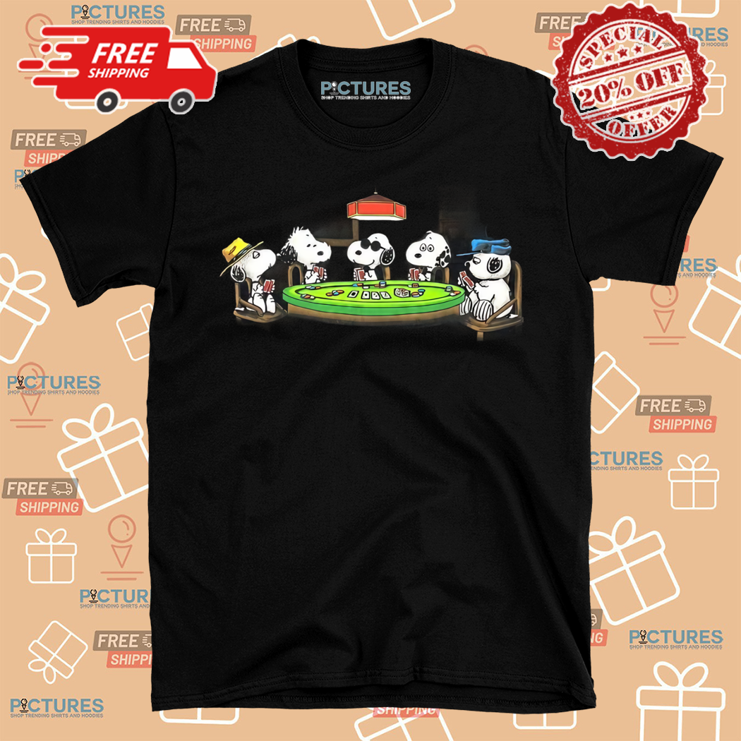 Snoopy Playing Pocker Shirt