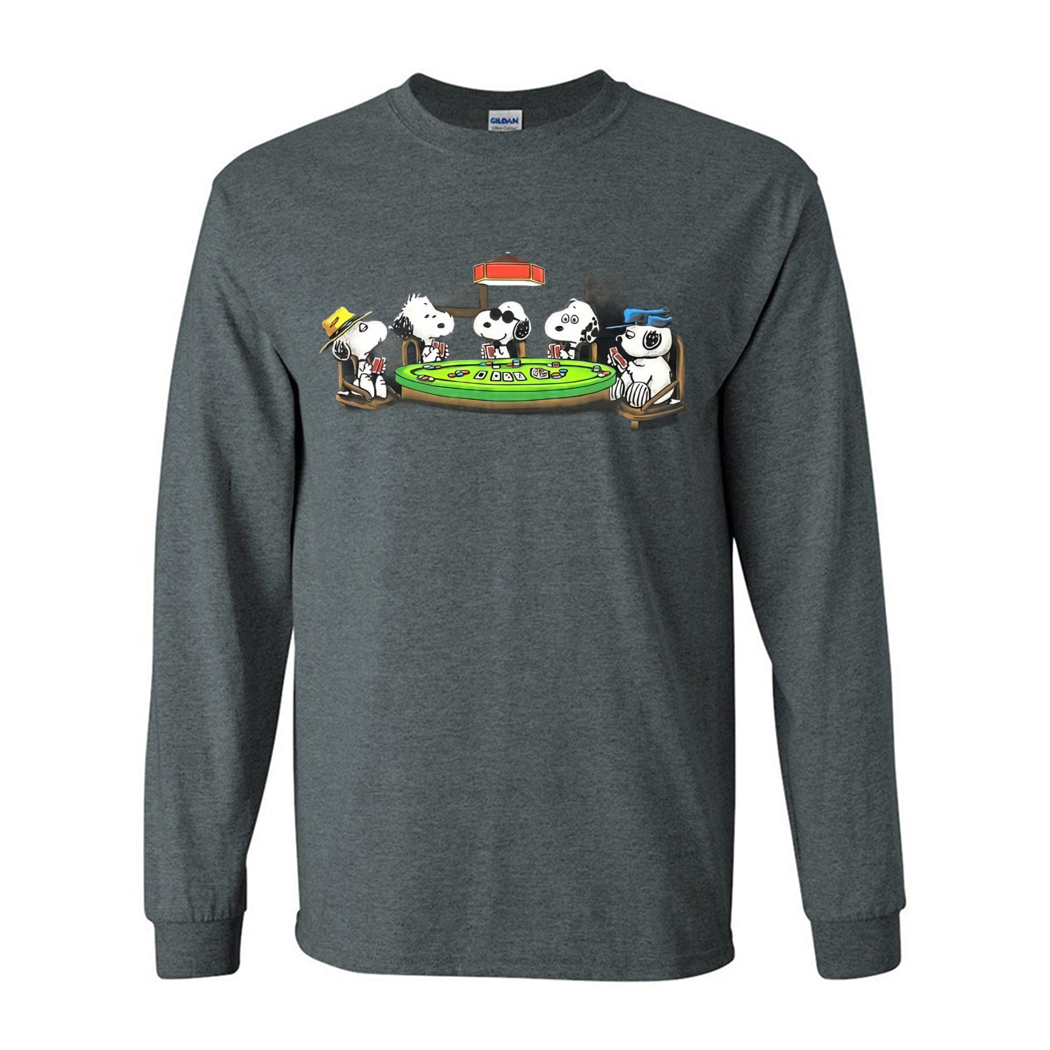 Snoopy Playing Pocker Shirt Snoopy Playing Pocker Shirt