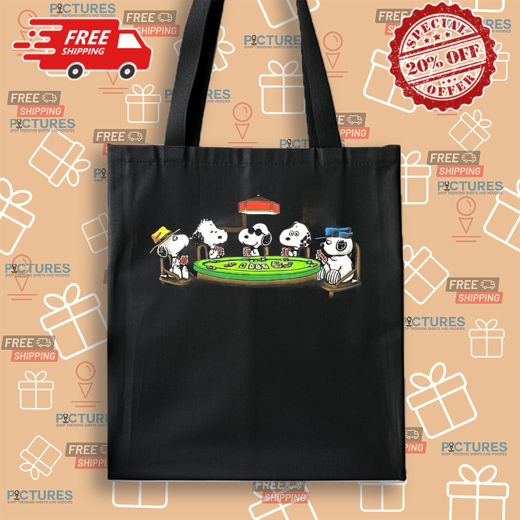 Snoopy Playing Pocker Shirt Snoopy Playing Pocker Shirt