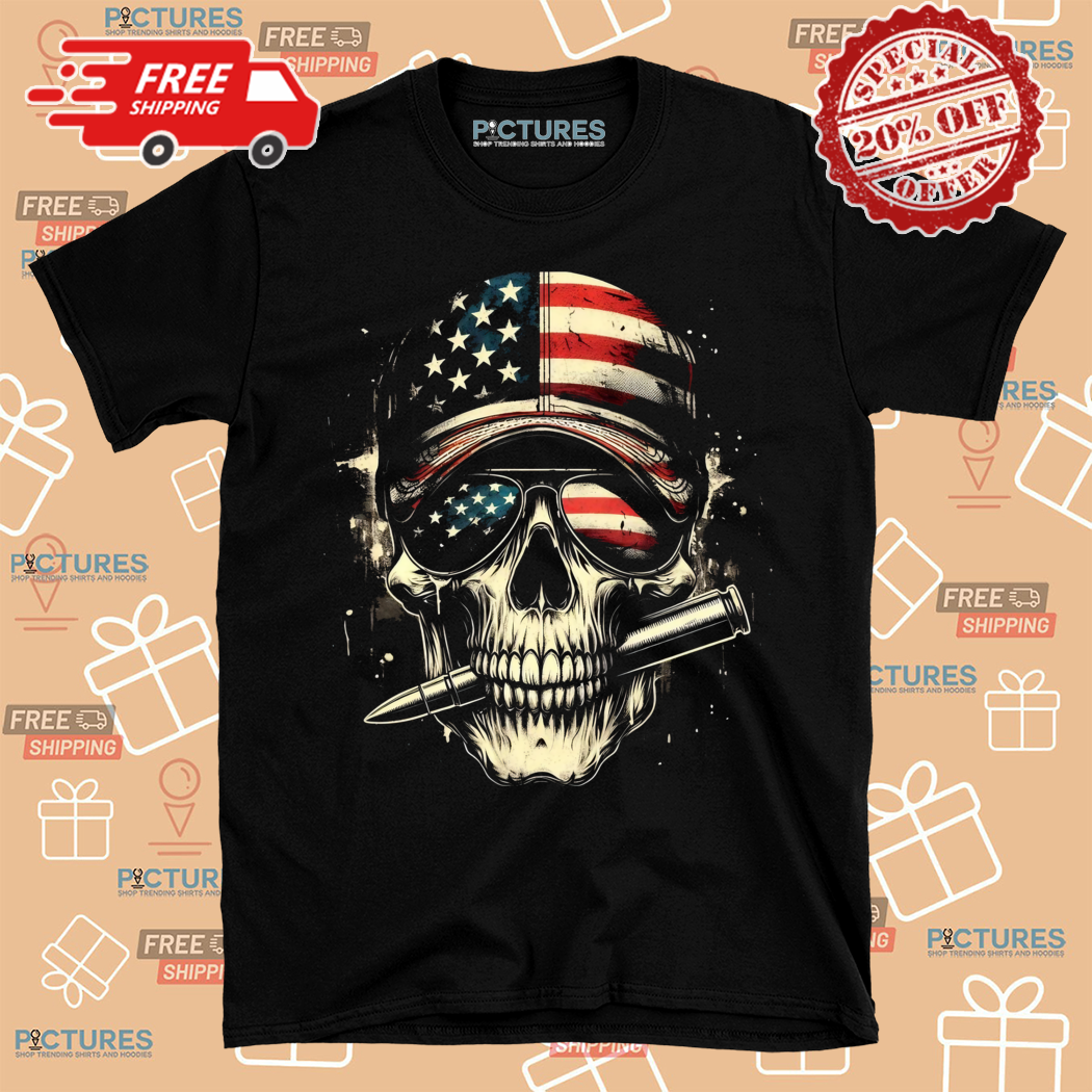 Skull American Flag Shirt