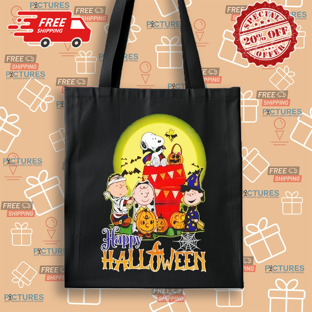 Snoopy With Charlie Brown And Friends Happy 2024 Halloween Shirt Snoopy With Charlie Brown And Friends Happy 2024 Halloween Shirt