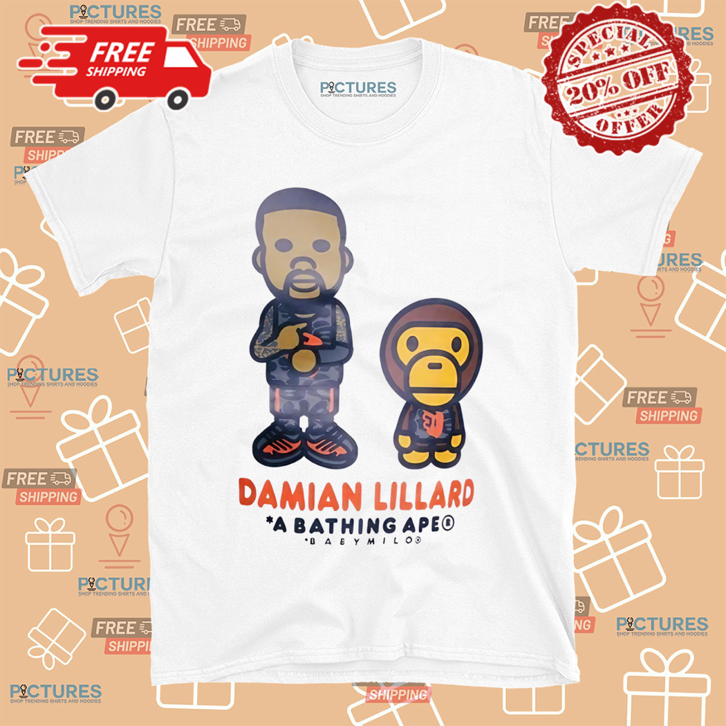 Damian Lillard A Bathing Ape Shirt