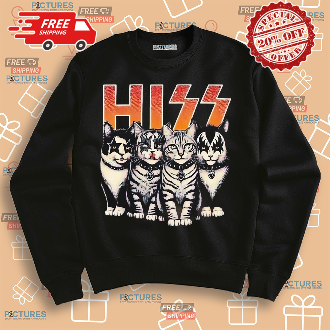 Hiss Cats Kittens Rock Rockin Shirt Hiss Cats Kittens Rock Rockin Shirt
