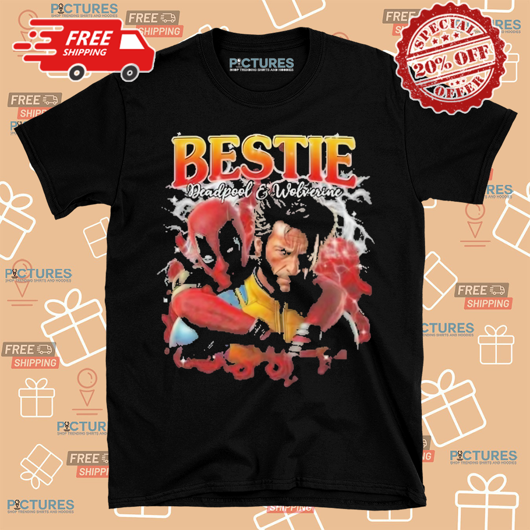 Bestie Marvel Deadpool And Woliverine Shirt