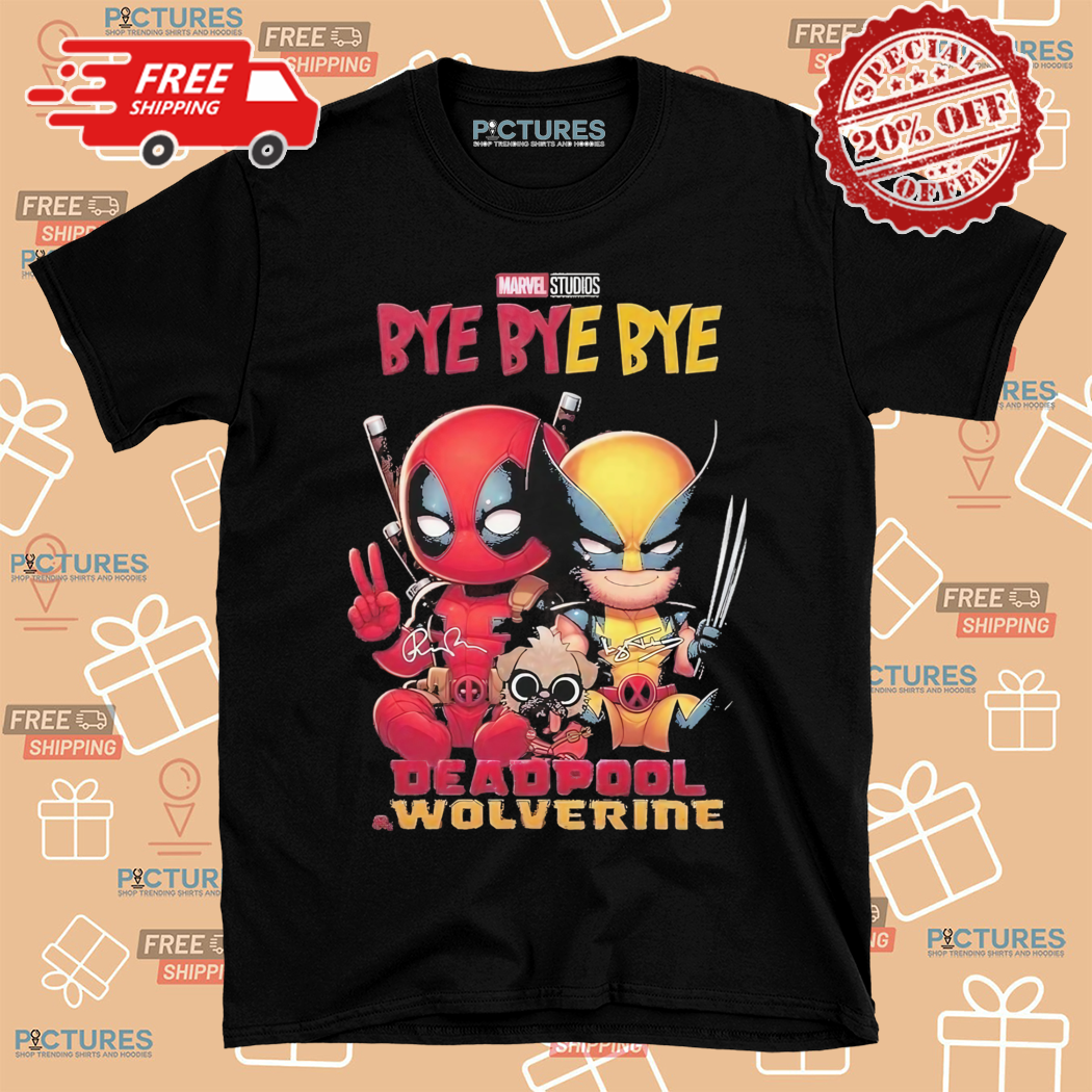 Deadpool And Wolverine Marvel Studios Bye Bye Bye Shirt