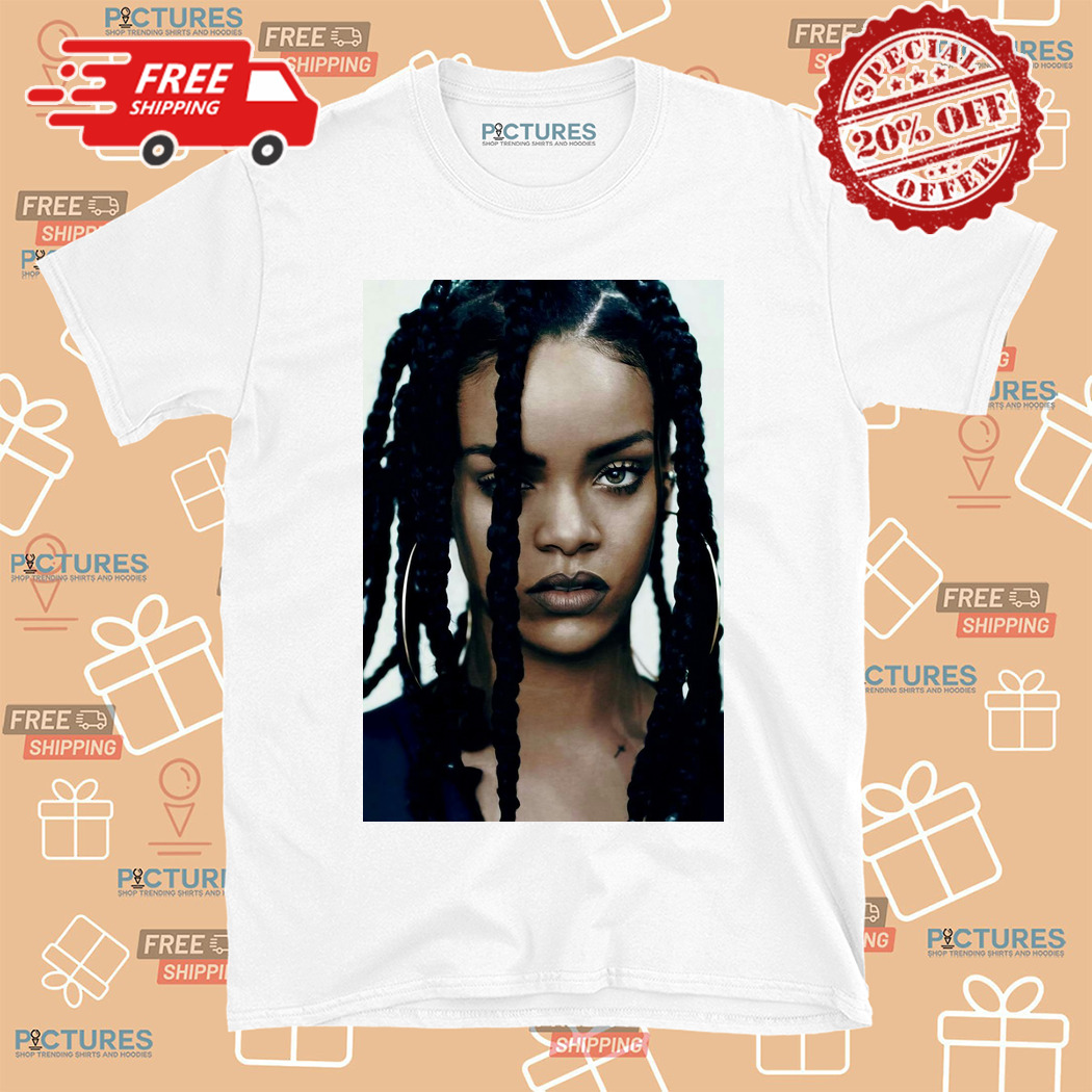 Drake Wearing Rihanna Big Face Shirt
