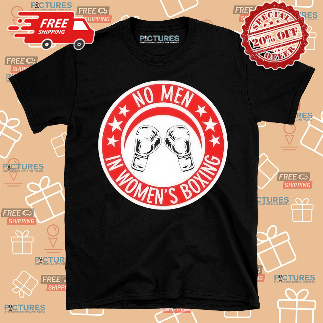 April Hutchinson No Men In Womens Boxing Shirt