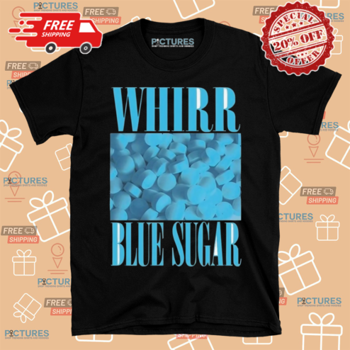 Funeral Party Records Whirr Blue Sugar Shirt