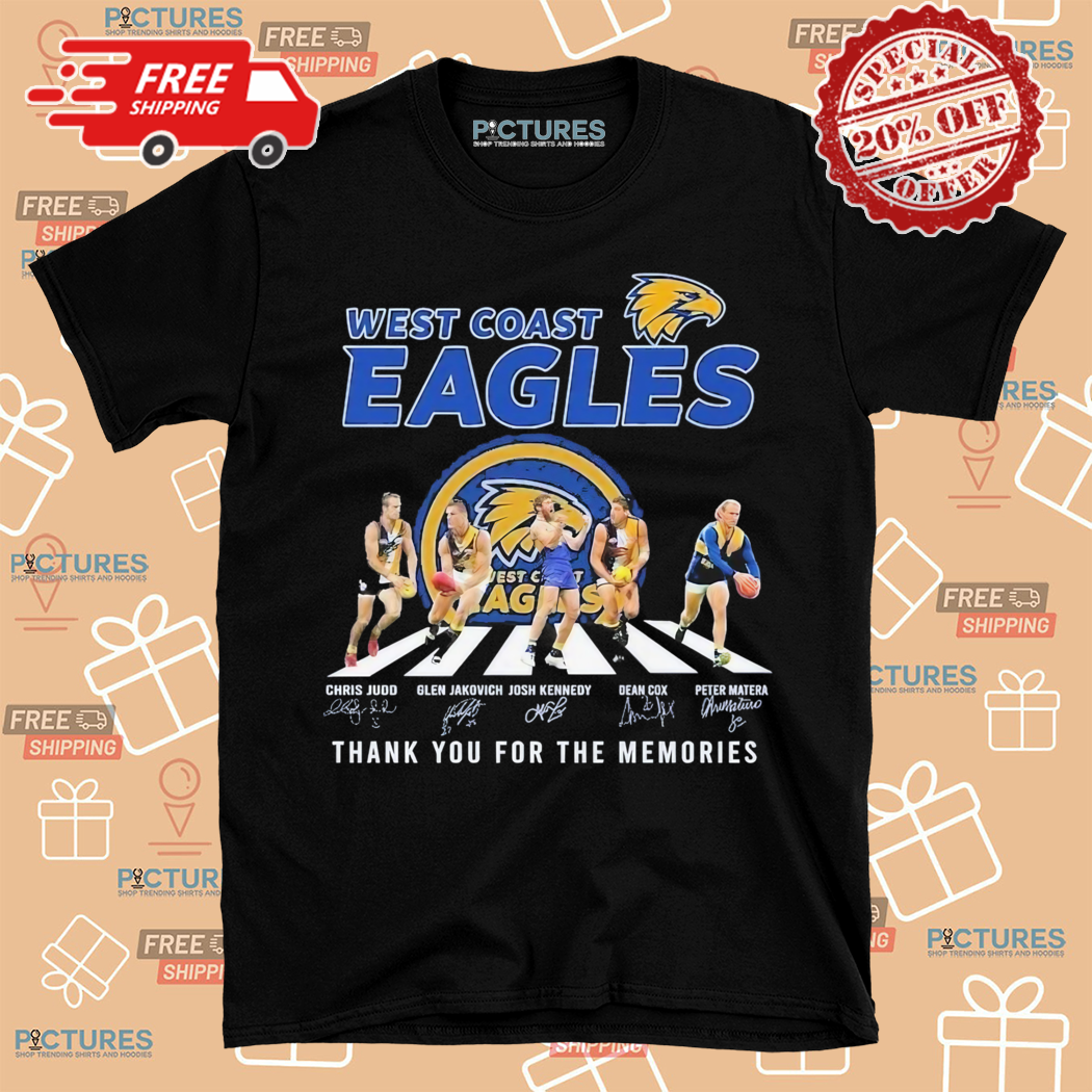 West Coast Eagles AFL Thank You For The Memories 2024 Shirt