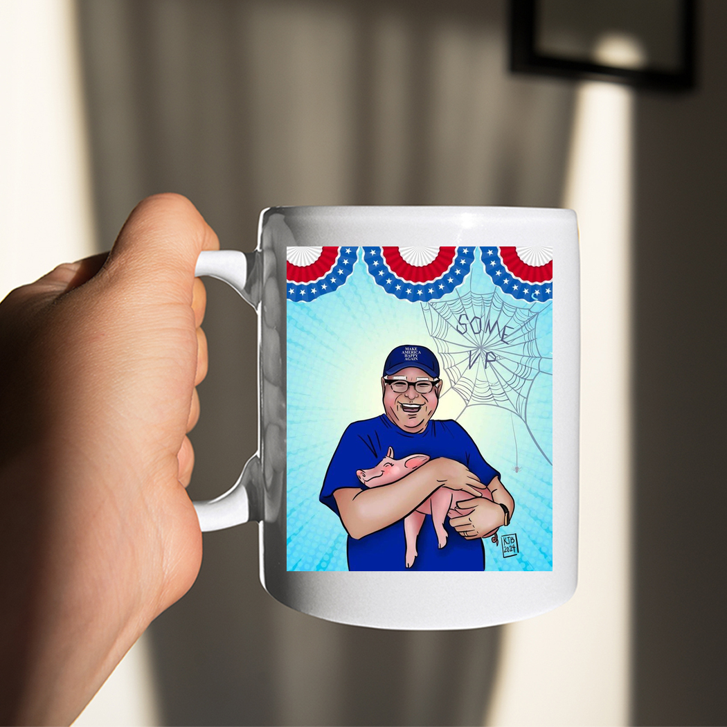 Tim Walz Hugs Pig Make America Happy Again Shirt Tim Walz Hugs Pig Make America Happy Again Shirt